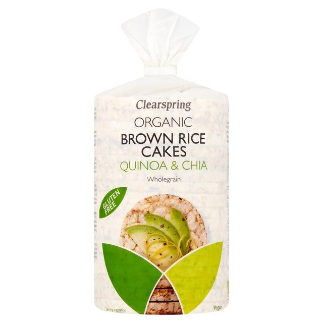 Clearspring Organic Brown Rice Cakes Quinoa &amp;amp; Chia Default Title