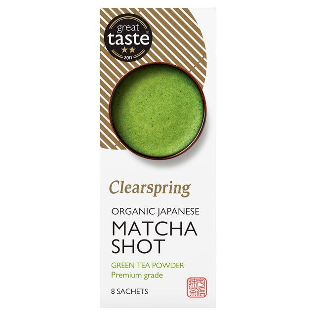 Clearspring Organic Japanese Matcha Shot Premium Grade Green Tea Powder