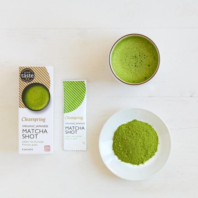 Clearspring Organic Japanese Matcha Shot Premium Grade Green Tea Powder