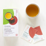 Clearspring Organic Japanese Matcha Turmeric Green Tea Teabags   20 per pack