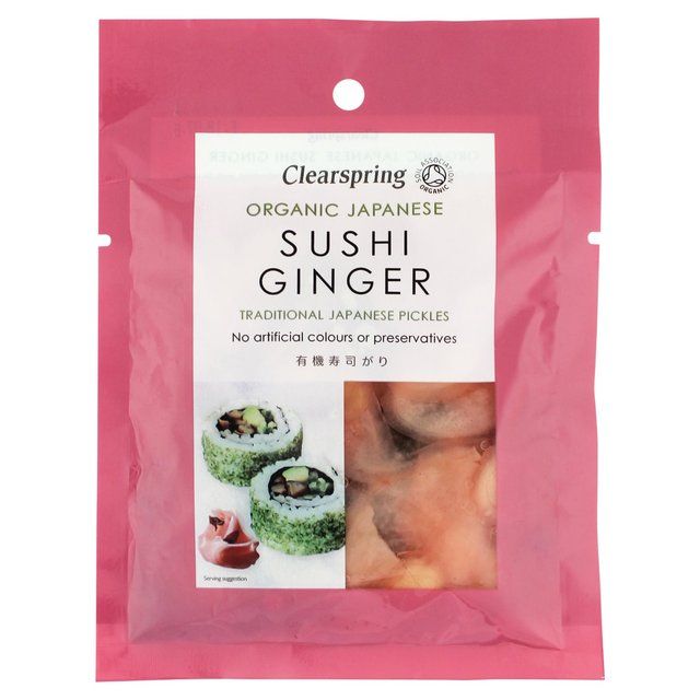 Clearspring Organic Japanese Sushi Ginger   50g