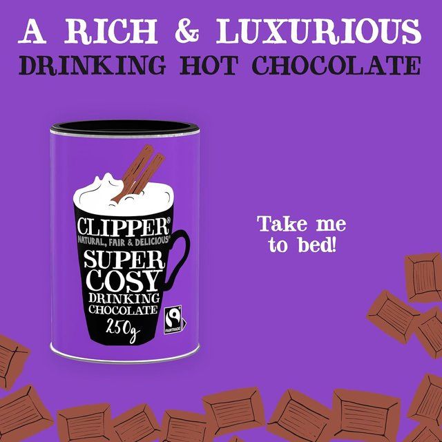 Clipper Fairtrade Drinking Chocolate   250g