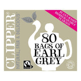 Clipper Fairtrade Organic Earl Grey Tea Bags   80 per pack