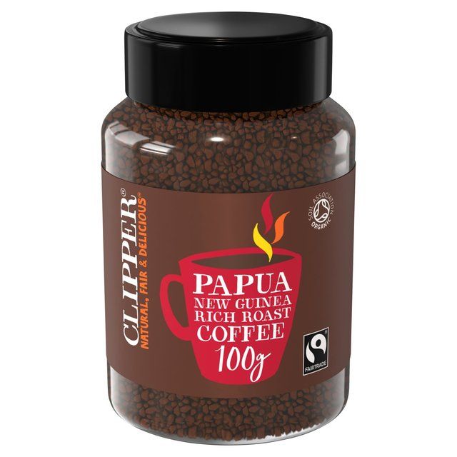 Clipper Fairtrade Organic Instant Papua New Guinea Coffee