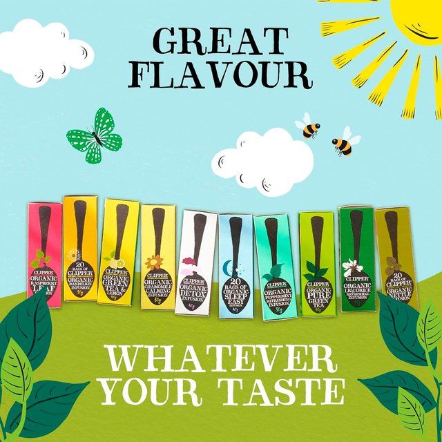 Clipper Organic Fairtrade Green Tea Bags   80 per pack