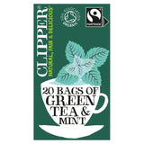 Clipper Organic Fairtrade Green Tea Bags with Peppermint Default Title