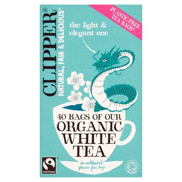 Clipper Organic & Fairtrade White Tea   40 per pack