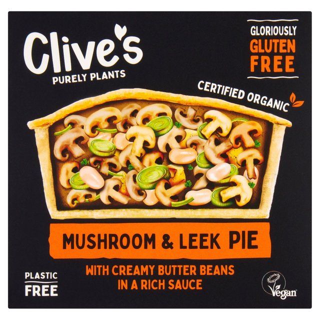 Clive's Organic Gluten Free Mushroom &amp;amp; Leek Pie