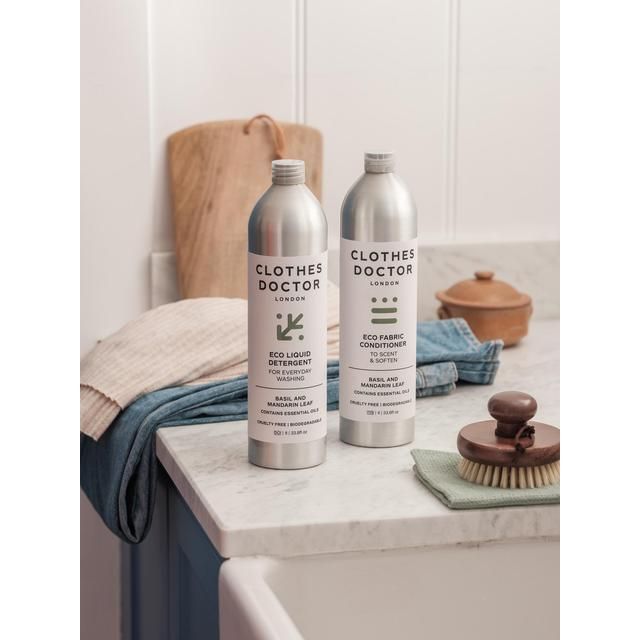 Klær Doktor Basilikum &amp; Mandarin Leaf Eco Fabric Conditioner 1L