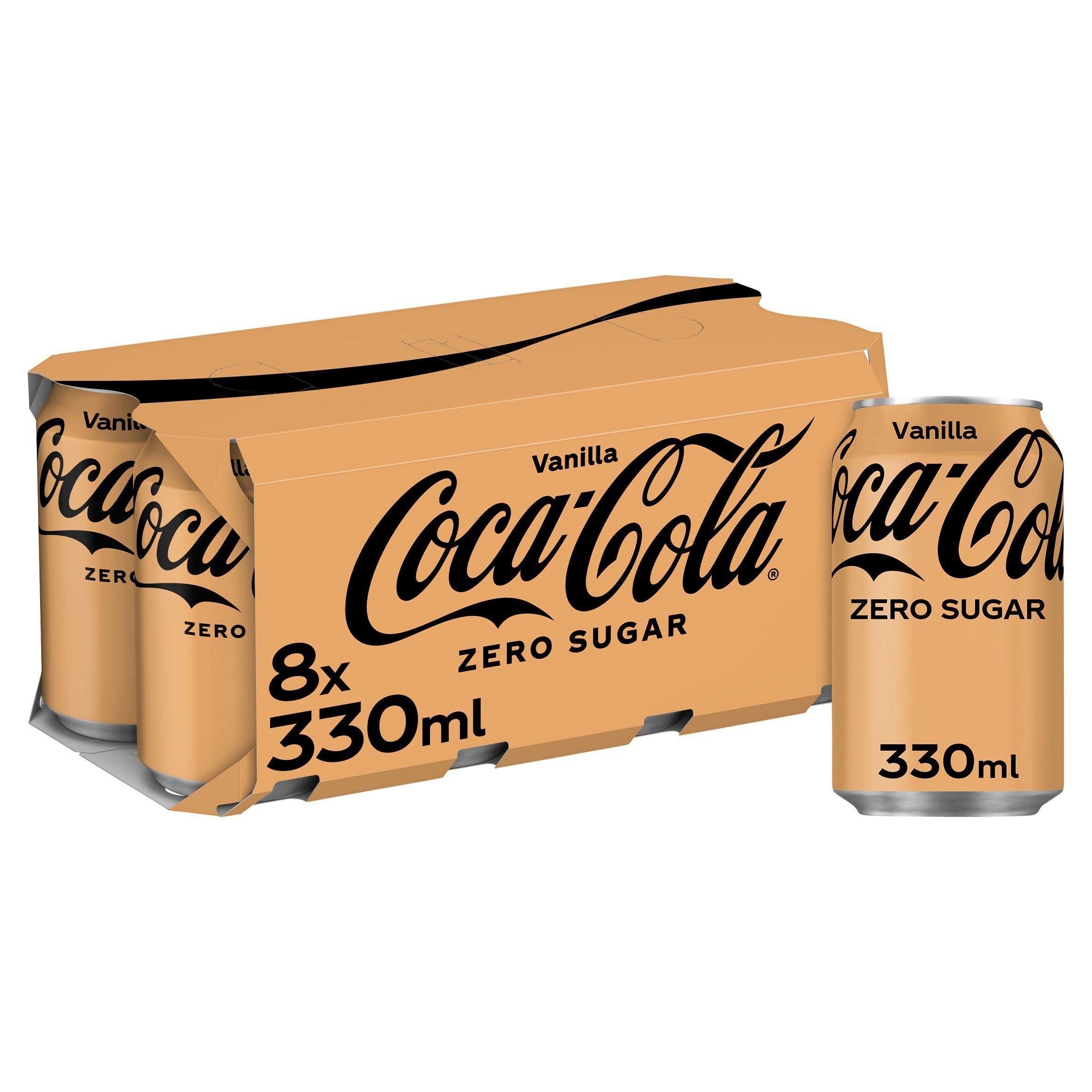 Coca Cola Zero Sugar Vanilla 8x330ml