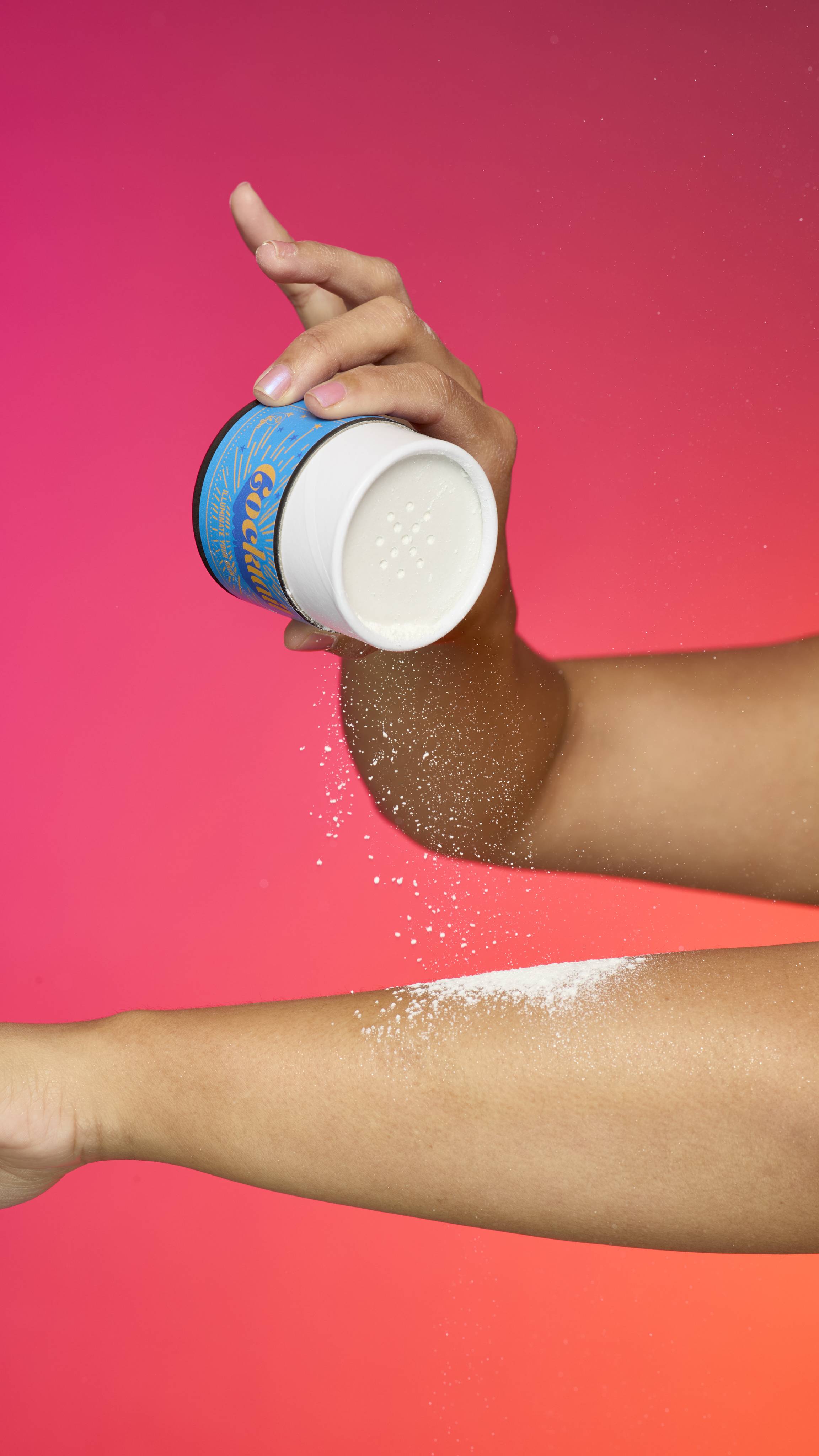 Lush Cocktail Sparkly Body Powder, imported from the UK