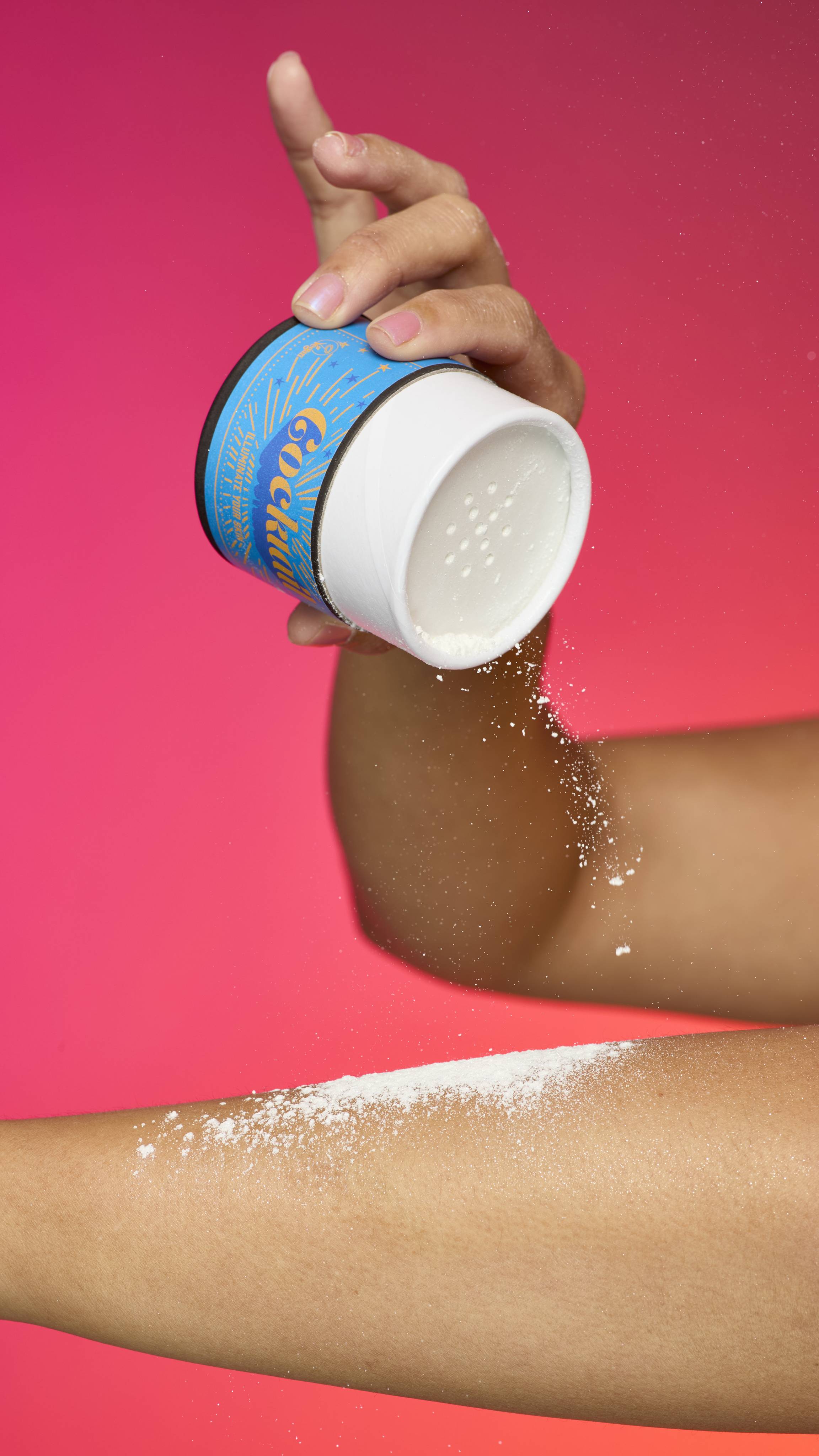 Lush Cocktail Sparkly Body Powder, imported from the UK