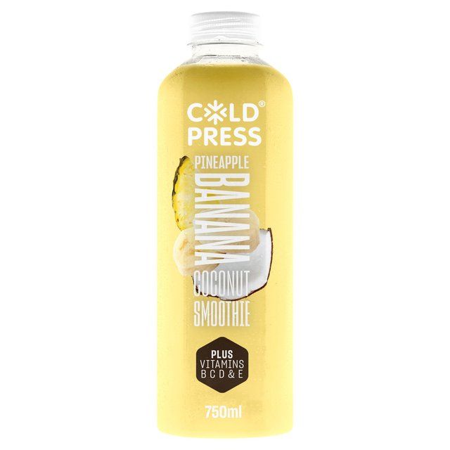 Coldpress Pineapple Banana Coconut Smoothie Plus Vitamins   750ml