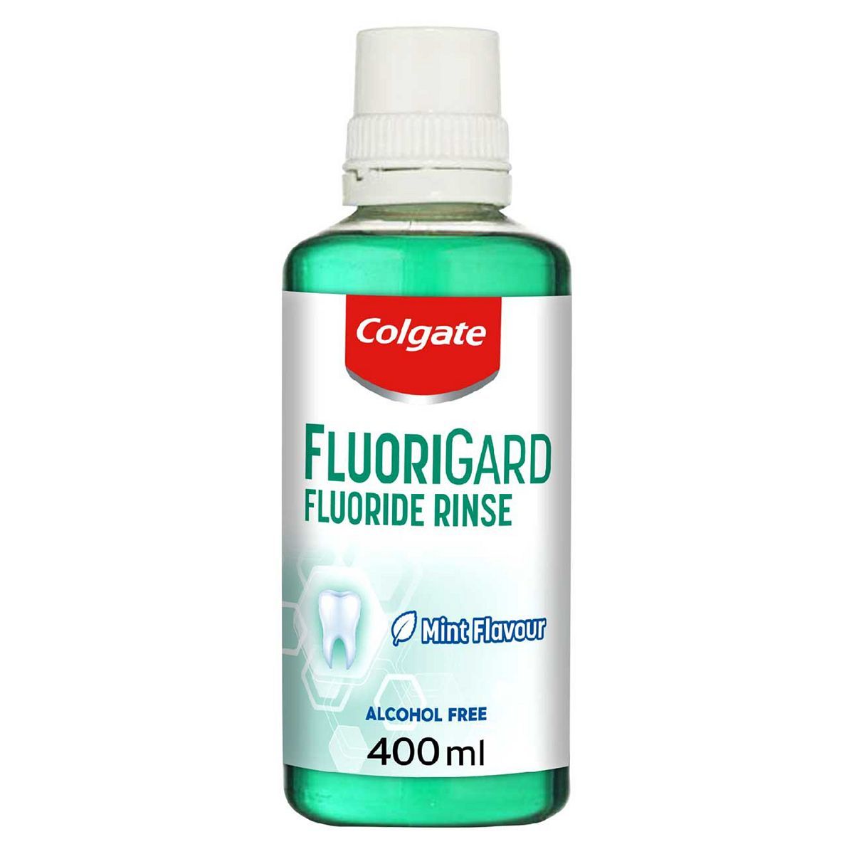 Colgate Fluorigard Fluoride Rinse (Alcohol Free) Mouthwash 400ml