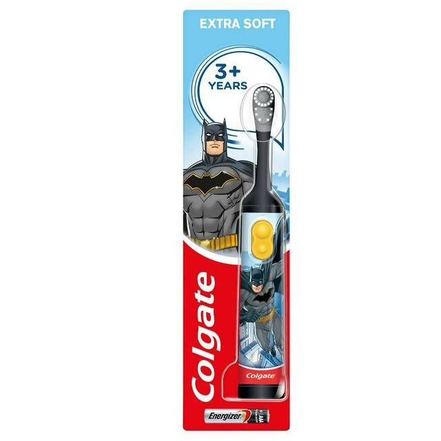 Colgate Kids Batman Extra Soft Battery Toothbrush, 3+ Years