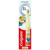 Colgate Kids Minions Extra Soft Battery Toothbrush,  3+ Years