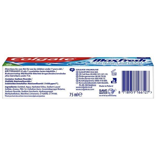 Colgate Max Fresh Cooling Crystals Toothpaste 75ml