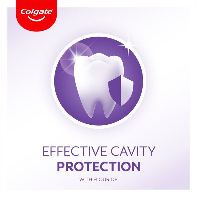 Colgate Max White Purple Reveal Mouthwash Alcohol Free 500ml   500ml