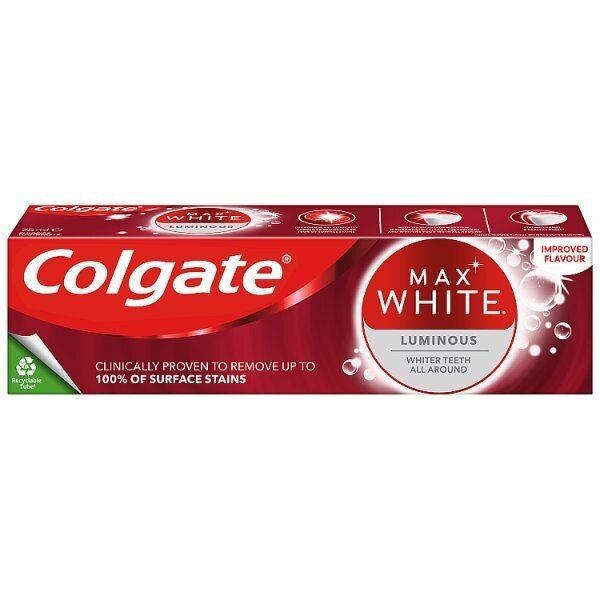 Colgate Max White&amp;nbsp;Luminous Mint Whitening Toothpaste 75ml