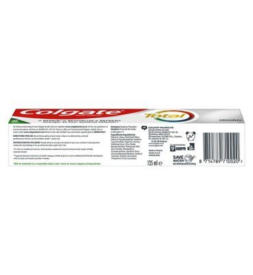 Colgate Total Original Toothpaste 125ml