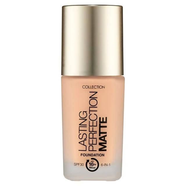 Collection Lasting Perfection SPF30 6-in-1 Matte Foundation Toffee 12 27ml