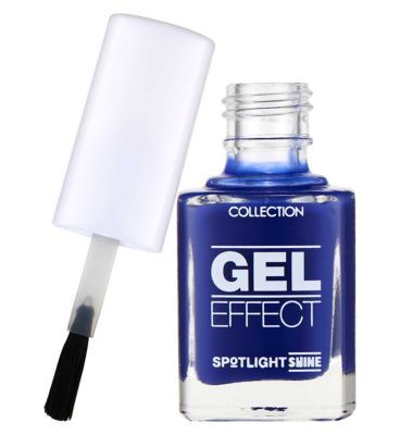 Collection Spotlight Shine Gel Effect Nail Polish Shade10 Why So Blue?