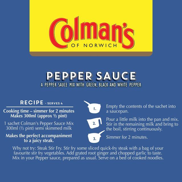 Colman's Pepper Sauce Mix   40g