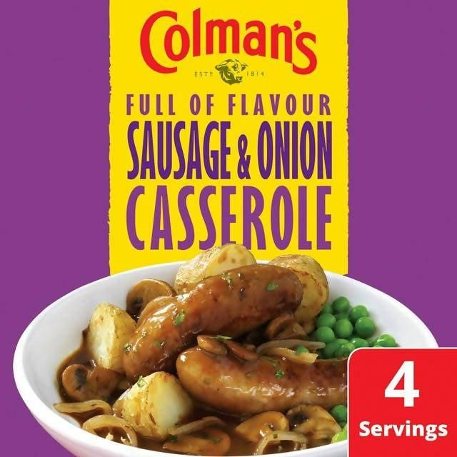 Colman's Recipe Mix Sausage &amp;amp; Onion Casserole 45g