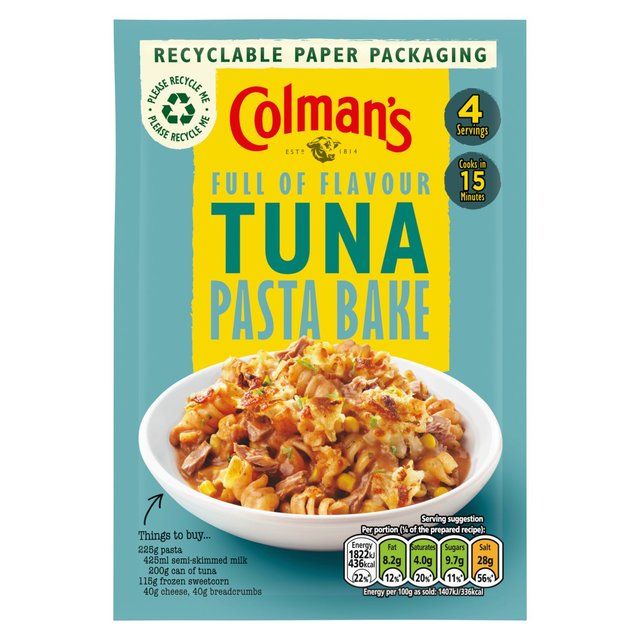 Colman's Tuna Pasta Bake Recipe Mix    44g