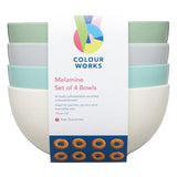 Colourworks Classics Melamine Bowls 15cm   4 per pack