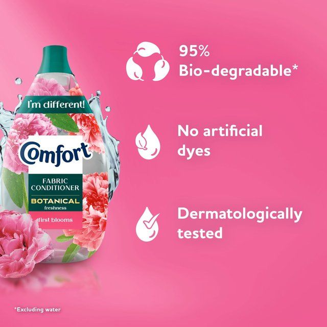 Comfort Botanical Fabric Conditioner First Blooms 38 Washes   570ml