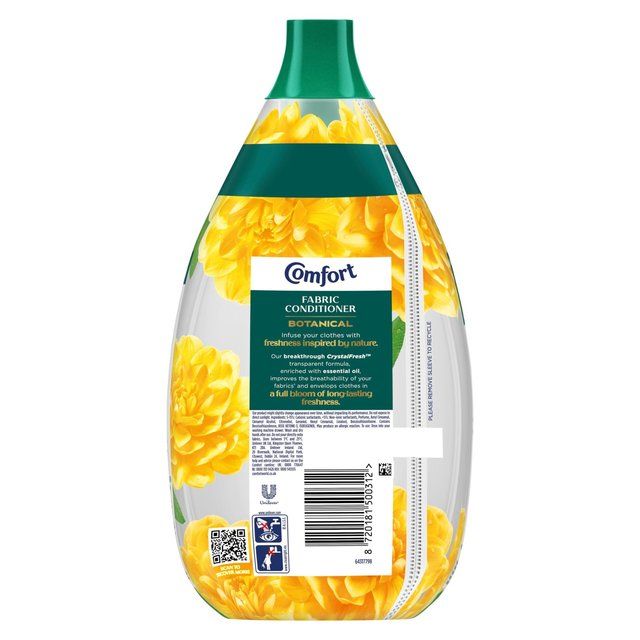 Comfort Botanical Fabric Conditioner Summer Bouquet 64 washes   960ml