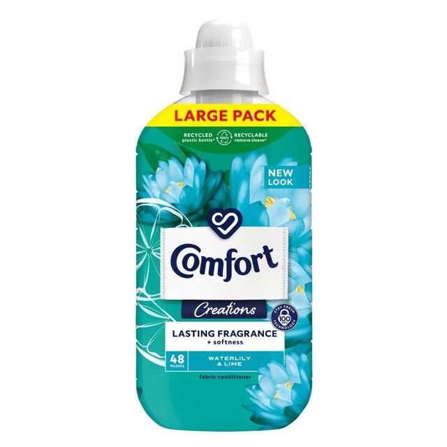 Comfort Creations Fabric Conditioner Waterlily &amp;amp; Lime 48 Washes   1400ml