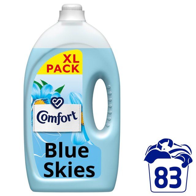 Comfort Fabric Conditioner Blue Skies 83 Washes   2490ml