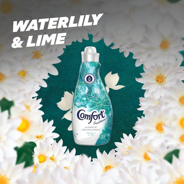 Comfort Fabric Conditioner Waterlily &amp;amp; Lime 33 Wash