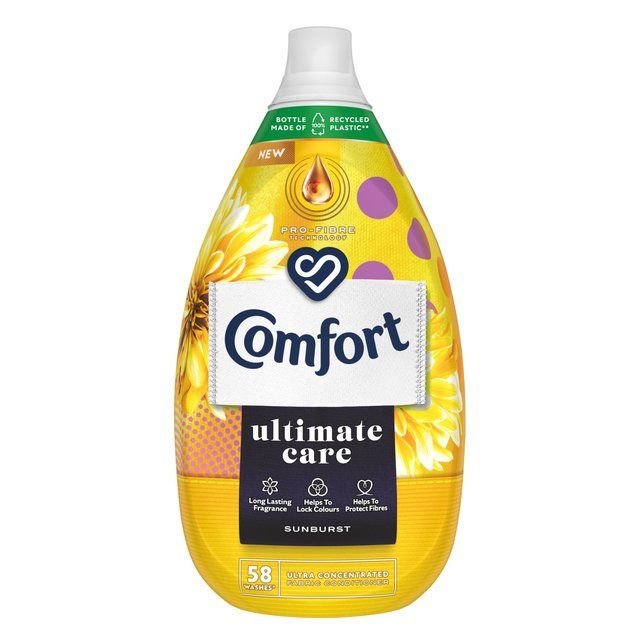 Comfort Intense Ultra Concentrated Fabric Conditioner Sunburst 58 Wash