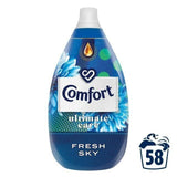 Comfort Ultimate Care Fabric Conditioner Fresh Sky 58 Washes 870ml