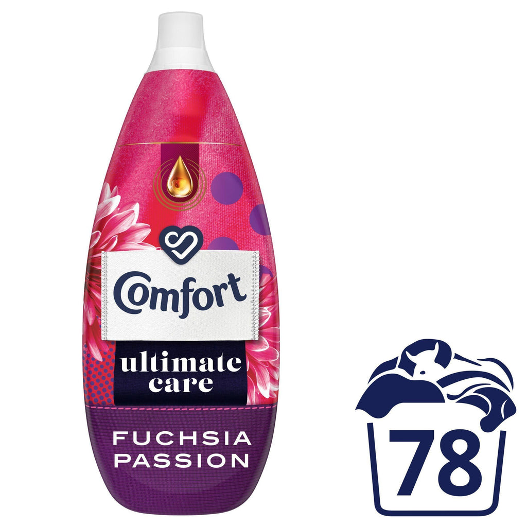 Comfort Ultimate Care Fabric Conditioner Fucshia Passion 78 Washes 1.178L