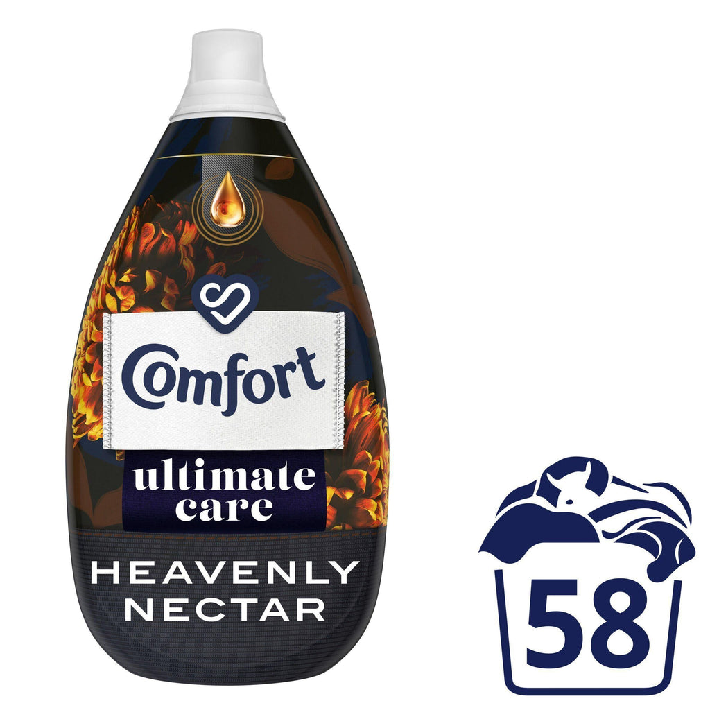 Comfort Ultimate Care Fabric Conditioner Heavenly Nectar 58 Washes 870ml