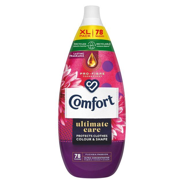 Comfort Ultimate Care Fuchsia Passion Fabric Conditioner 78 Wash    1.178L