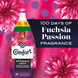 Comfort Ultimate Care Fuchsia Passion Fabric Conditioner 78 Wash    1.178L