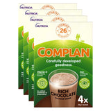 Complan Chocolate Flavour Nutritional Drink - 4 packs (16 x 55g sachets)