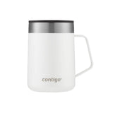 Contigo Streeterville Salt White Stainless Steel Desk Mug   420ml