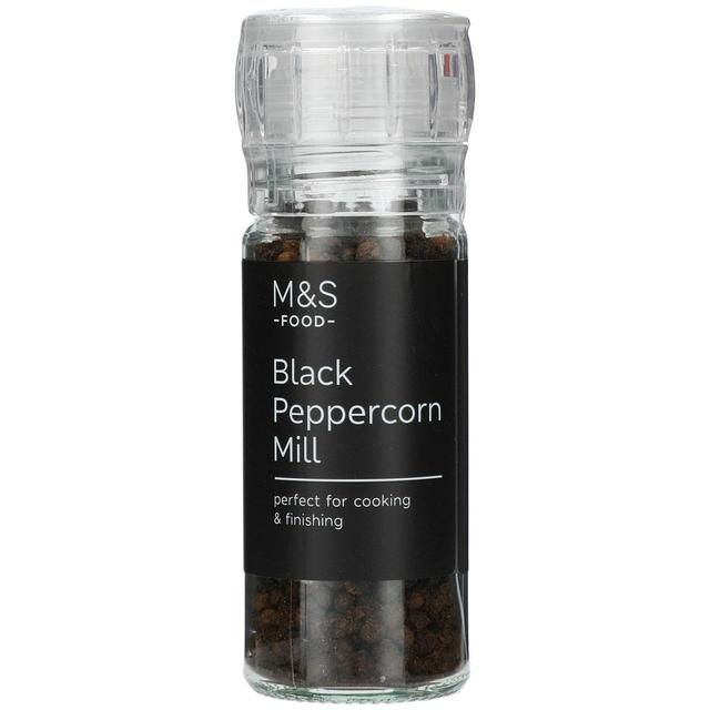 Cook With M&amp;amp;S Black Peppercorn Mill   50g