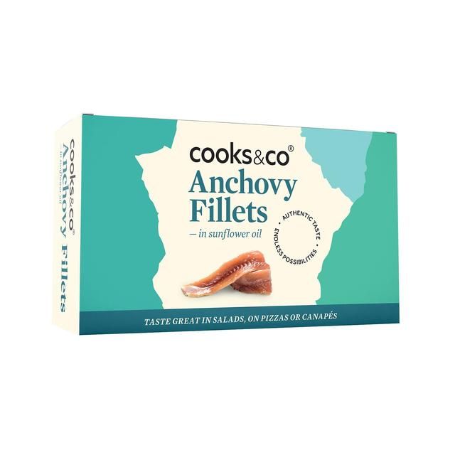 Cooks &amp;amp; Co Anchovy Fillets in Sunflower Oil