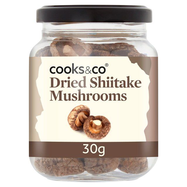 Cooks & Co Dried Shiitake Mushrooms   30g