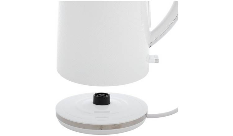 Cookworks Textures Selcey Kettle - White