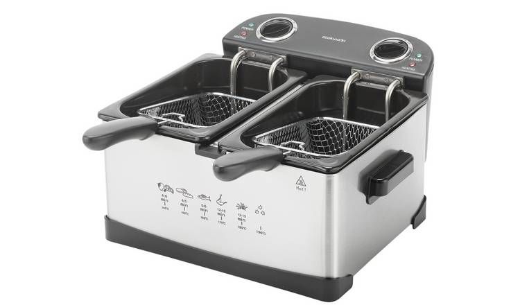 Cookworks Twin Professional Deep Fat Fryer