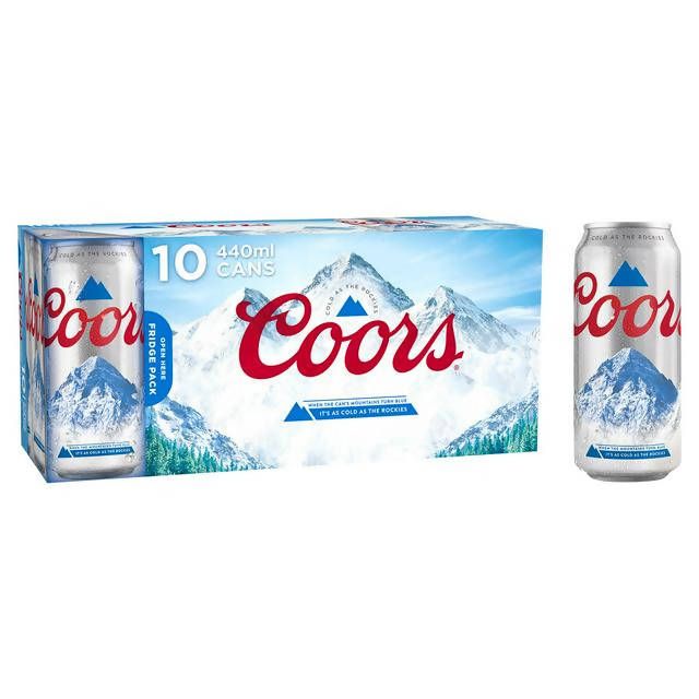 Coors Lager 10x440ml