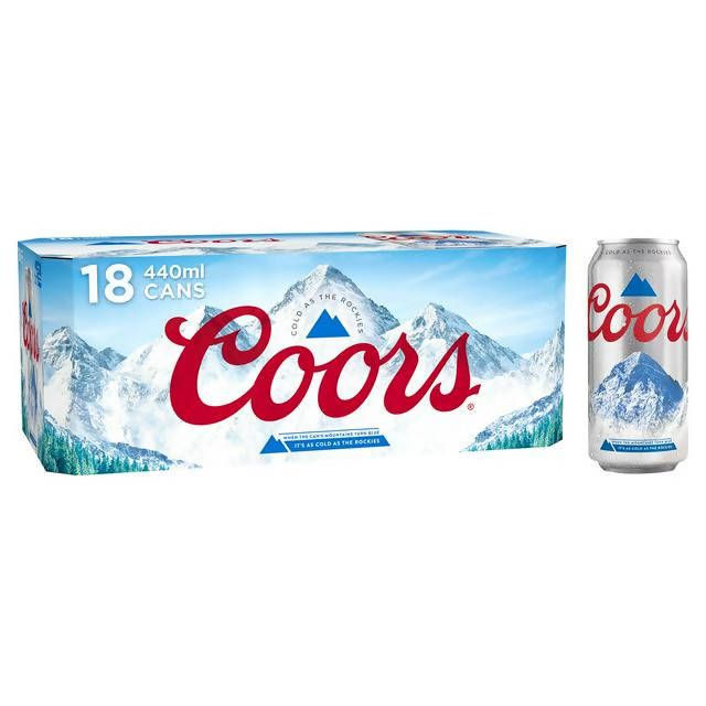 Coors Lager 18x440ml